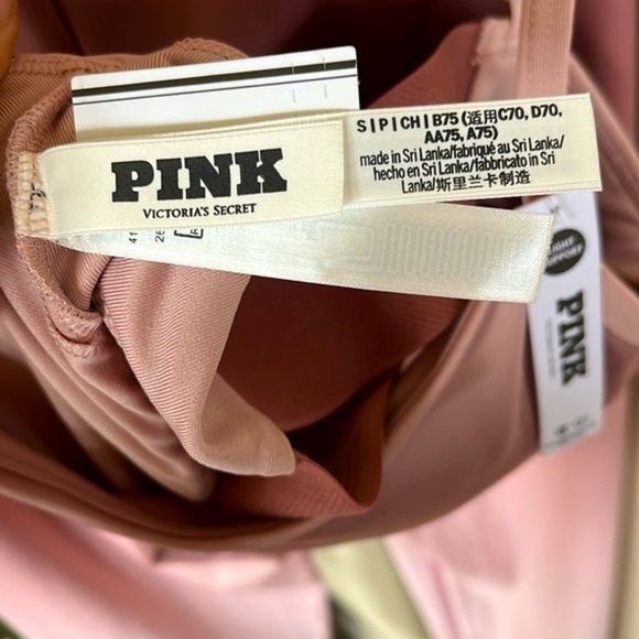 Brand New Victoria's Secret Pink Ombre Scoop Sports Bra & Ultimate Leggings Set - Picture 15 of 16